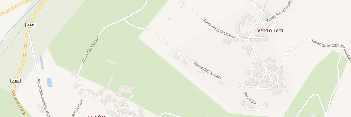 Plan du 2825 Rte Des Vergers à Voutezac