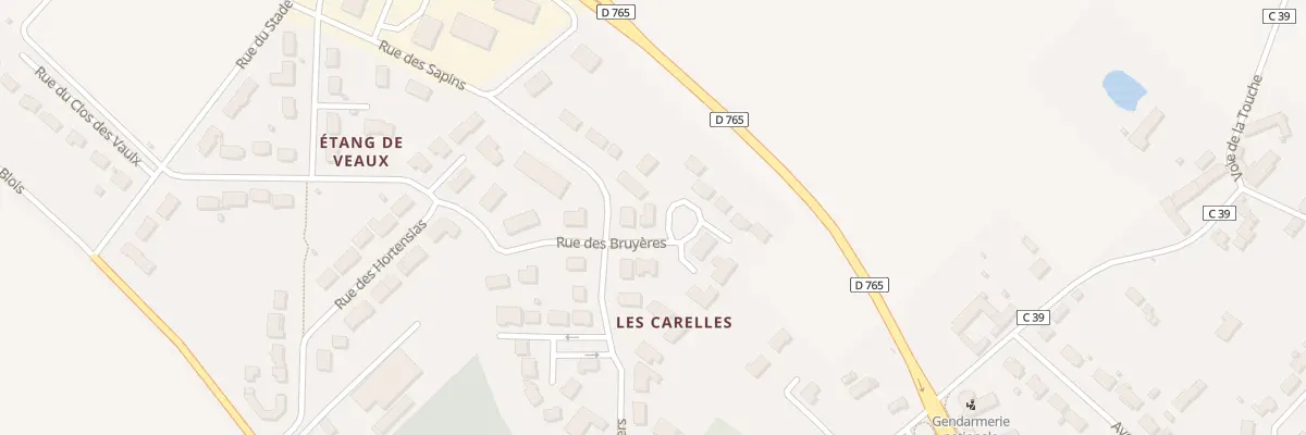 Plan du 26 Pl des Tilleuls à Cour-Cheverny