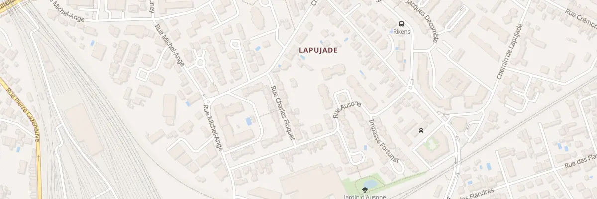 Plan du 12 Rue Charles Floquet à Toulouse