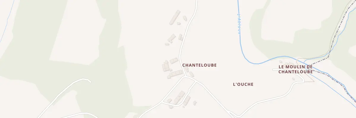 Plan du 7 Chanteloube à Saint-Gilles