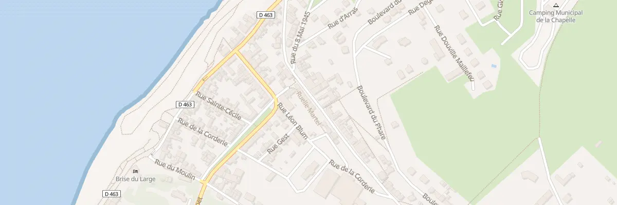 Plan du 16 Rue de Paris à Ault