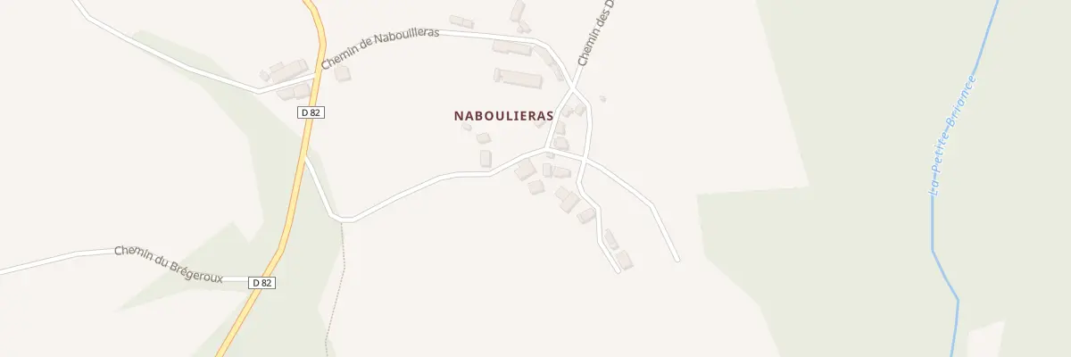 Plan de Naboulieras à Saint-Bazile
