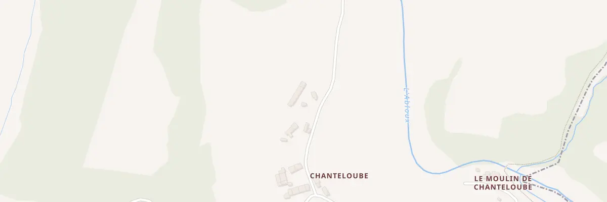 Plan du 13 Chanteloube à Saint-Gilles