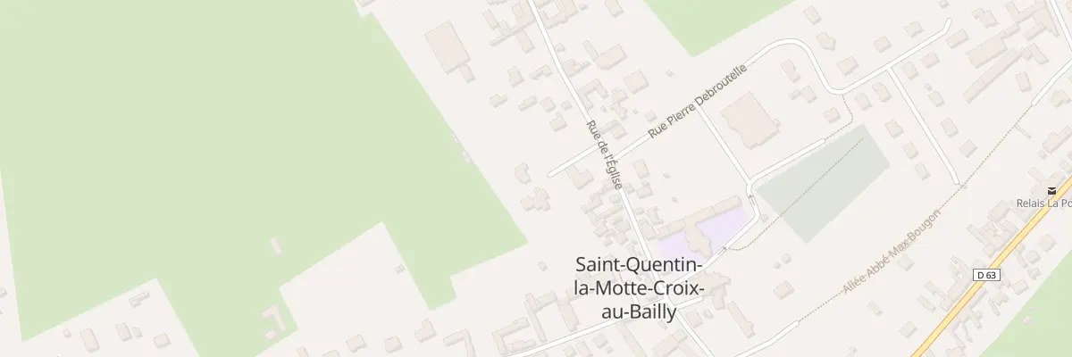 Plan du 329 Rue de l’Eglise à Saint-Quentin-la-Motte-Croix-au-Bailly