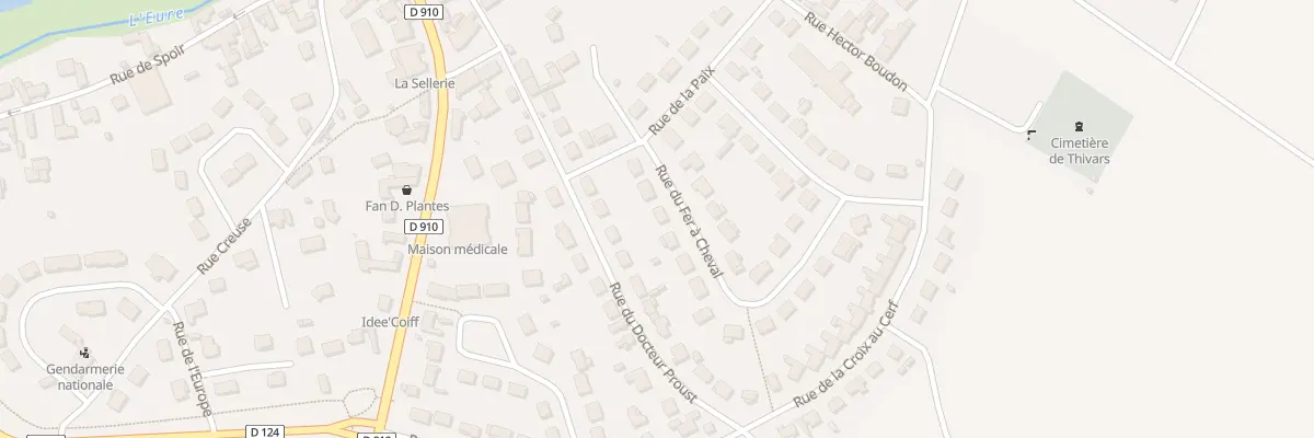 Plan du 37 Rue du Fer à Cheval à Thivars