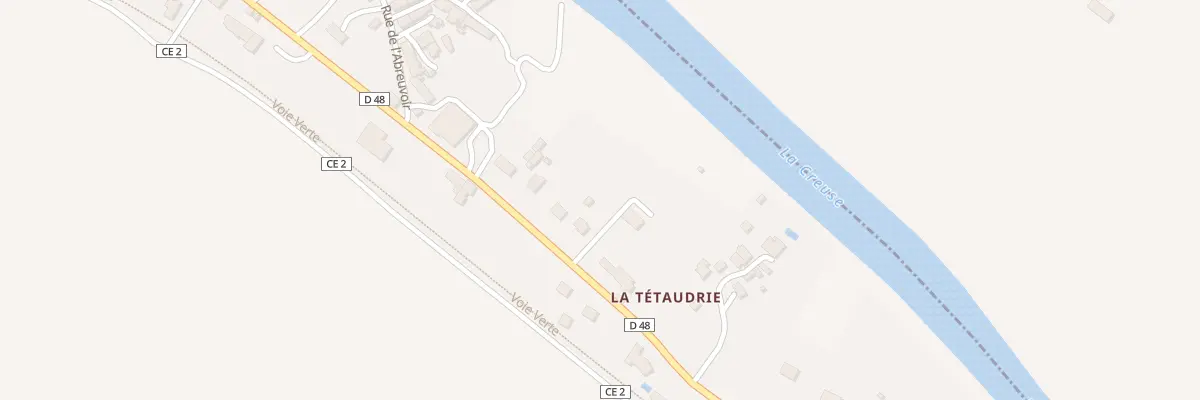 Plan du 47 Rue du Gué de l’île à Thenay