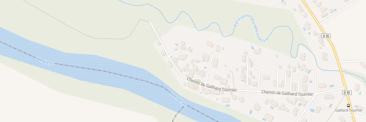 Plan du 33 Che de Gaillard Tournié à Grépiac