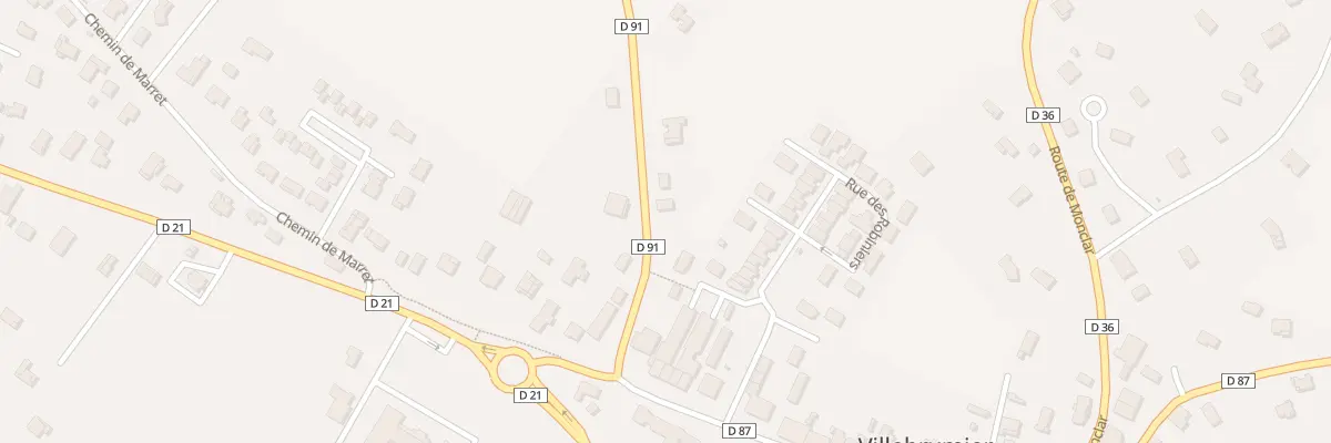 Plan du 144 Rte de Saint-nauphary à Villebrumier