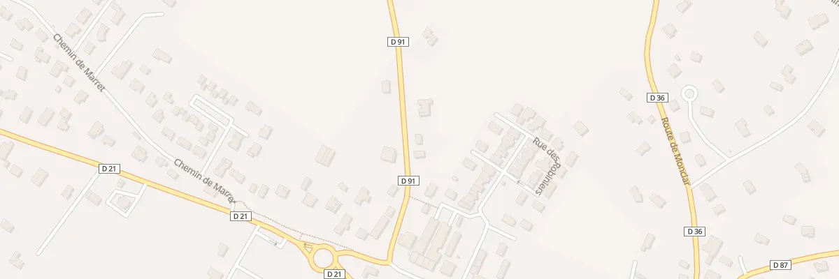 Plan du 160 Rte de Saint-nauphary à Villebrumier