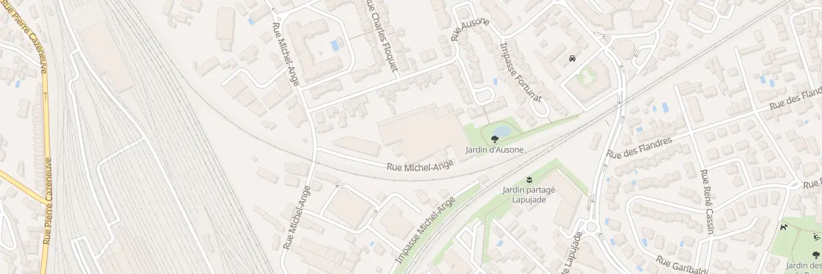 Plan du 60B Rue Michel Ange à Toulouse
