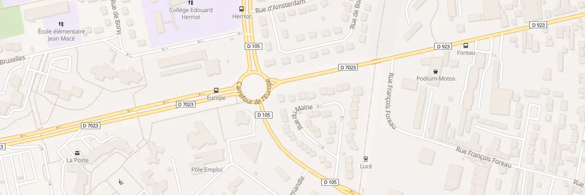 Plan du 32 Rue du Maine à Lucé