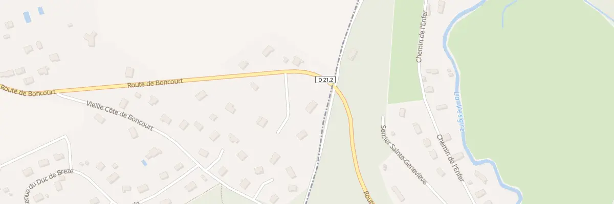 Plan du 30 Rte de Boncourt à Anet