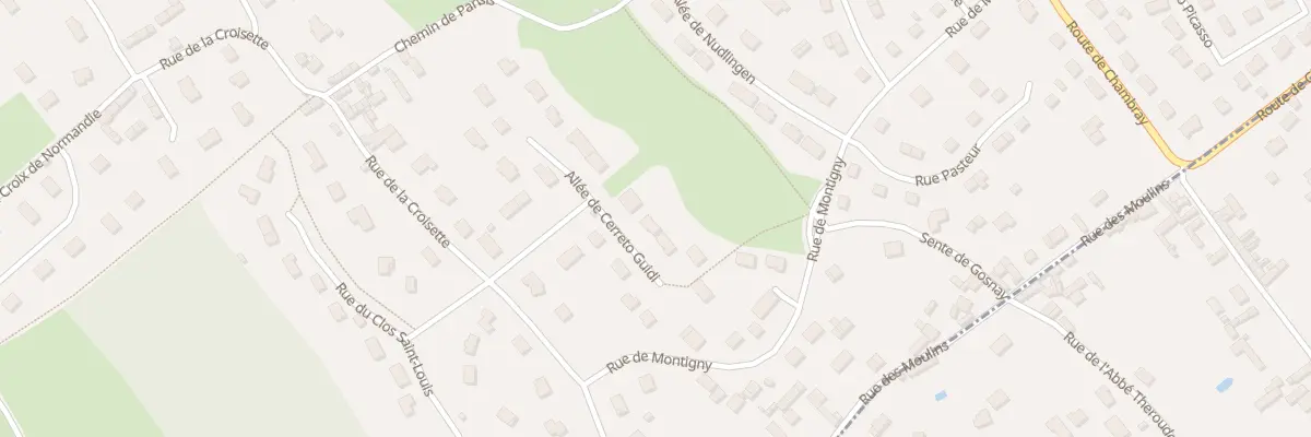Plan du 8 All de Cerreto Guidi à Saint-Marcel