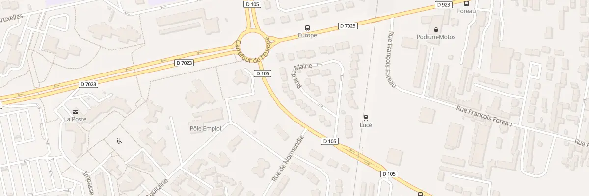 Plan du 46 Rue du Maine à Lucé