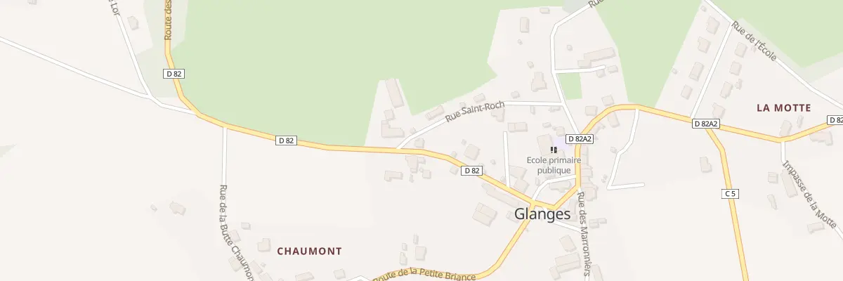 Plan du 5019 Le Bourg à Glanges