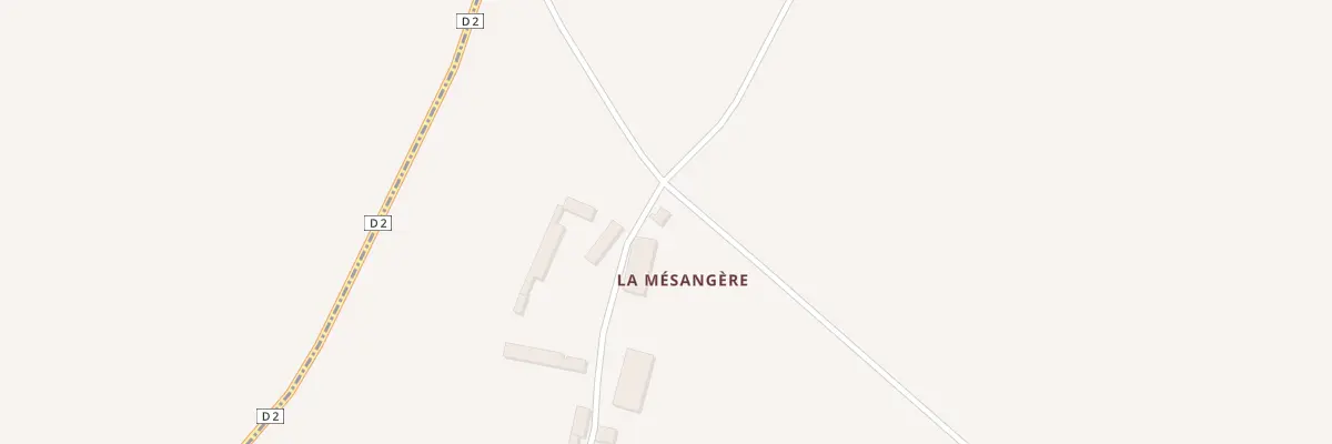 Plan du 5000I Ferme de la Mesangere à Mesnil-Verclives
