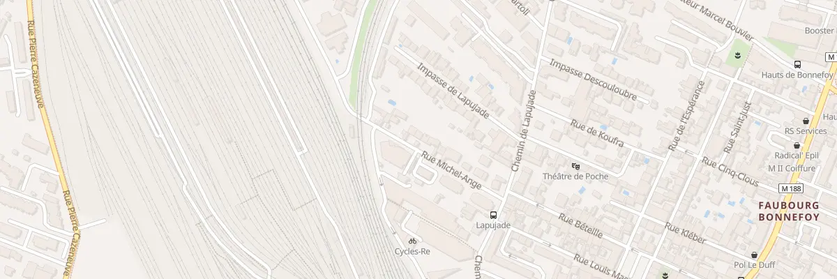 Plan du 18 Rue Michel Ange à Toulouse