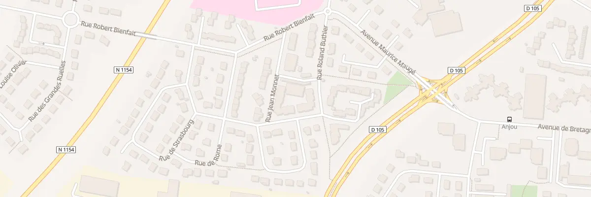Plan du 8 Rue Roland Buthier à Mainvilliers