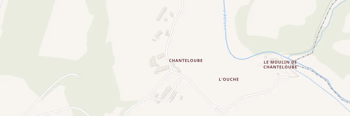 Plan du 6 Chanteloube à Saint-Gilles