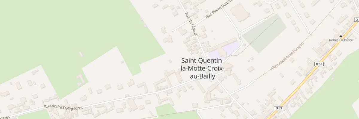 Plan du 249 Rue de l’Eglise à Saint-Quentin-la-Motte-Croix-au-Bailly
