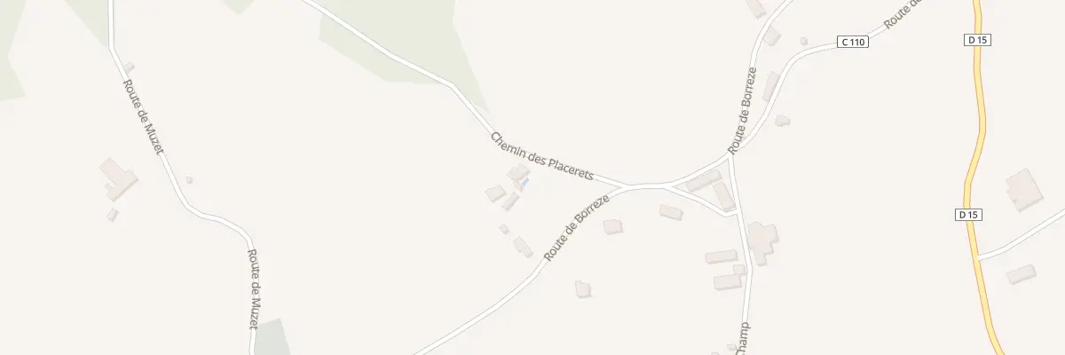 Plan du 5641F Les Placerets à Gignac