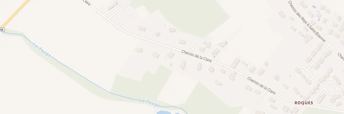 Plan du 797 Che de la Clare à Saint-Étienne-de-Tulmont