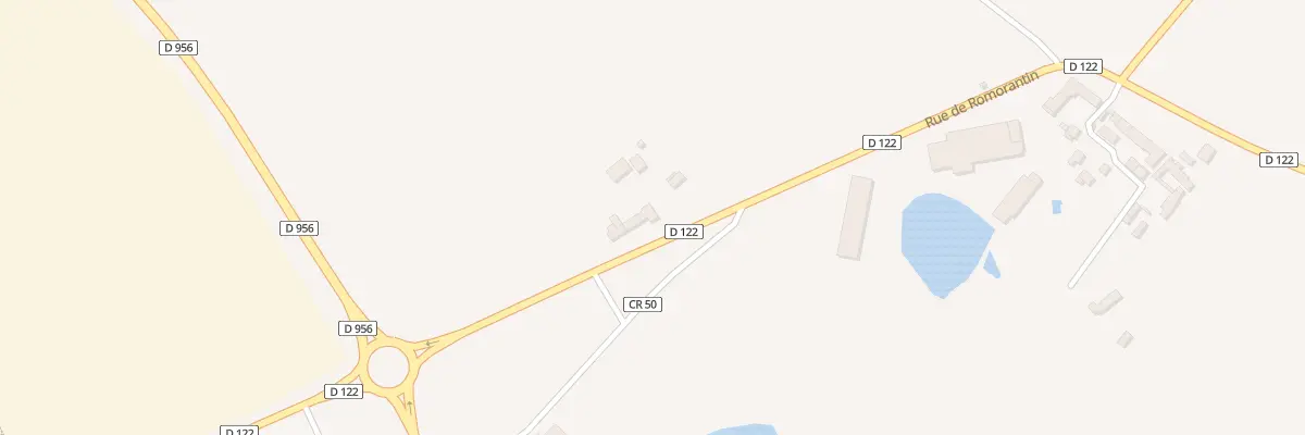 Plan du 1410 Rue de Romorantin au Controis-en-Sologne