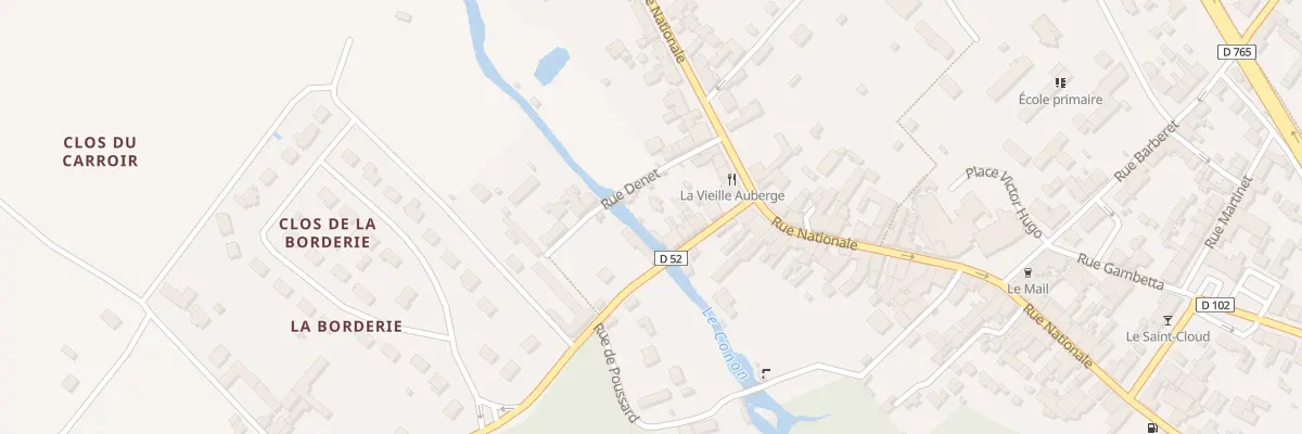 Plan du 10 Rue Félix Faure à Cour-Cheverny