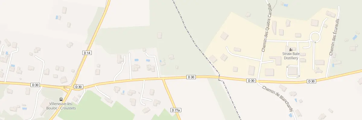 Plan du 323 Rte de Vacquiers à Villeneuve-lès-Bouloc