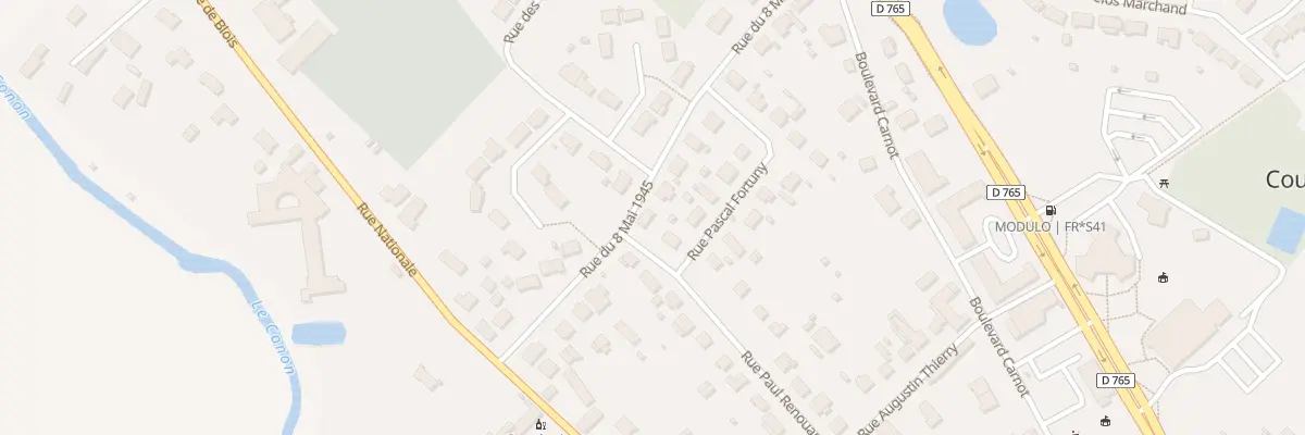 Plan du 18 Rue Paul Renouard à Cour-Cheverny
