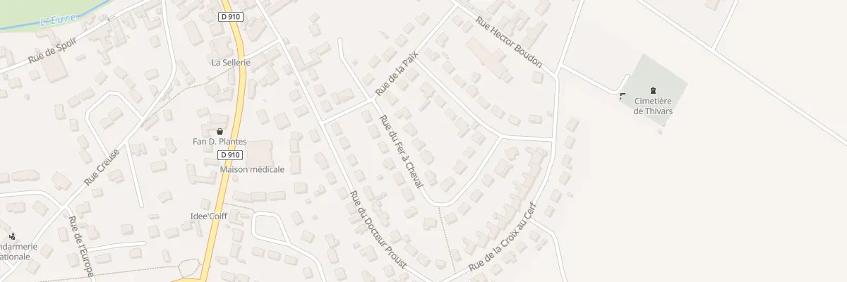 Plan du 24 Rue du Fer à Cheval à Thivars