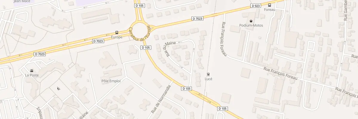 Plan du 19 Rue du Maine à Lucé