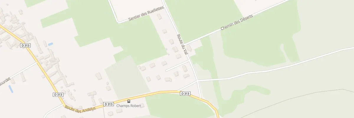 Plan du 2 Rue des Champs Robert à Pressagny-l’Orgueilleux