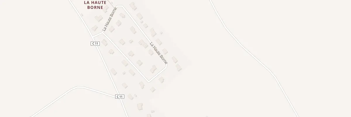 Plan du 28 La Haute Borne à Hennezis