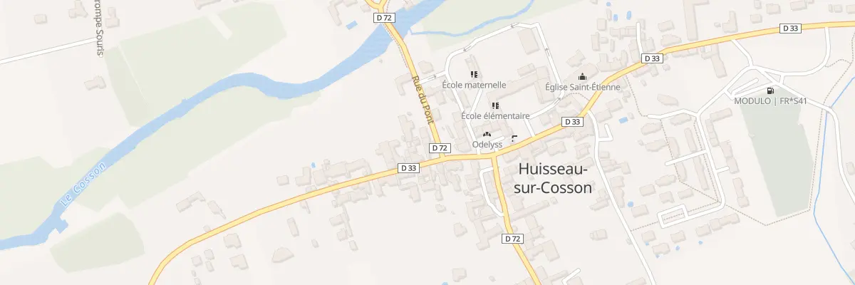 Plan du 227 Rte de Chambord à Huisseau-sur-Cosson