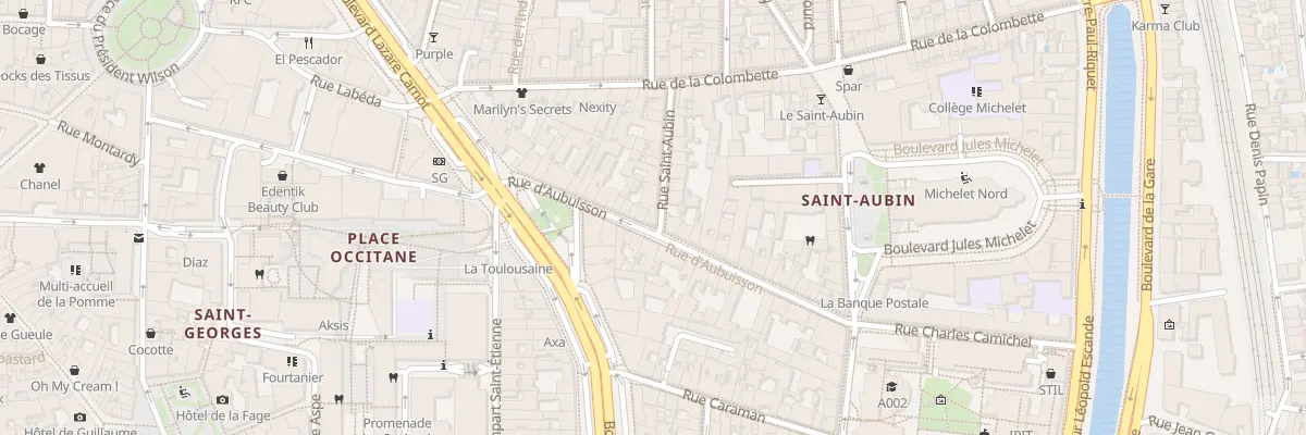 Plan du 26 Rue d’Aubuisson à Toulouse