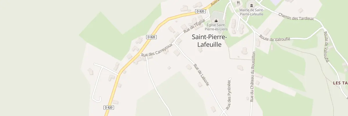 Plan du 52 Rue de Laborie à Saint-Pierre-Lafeuille