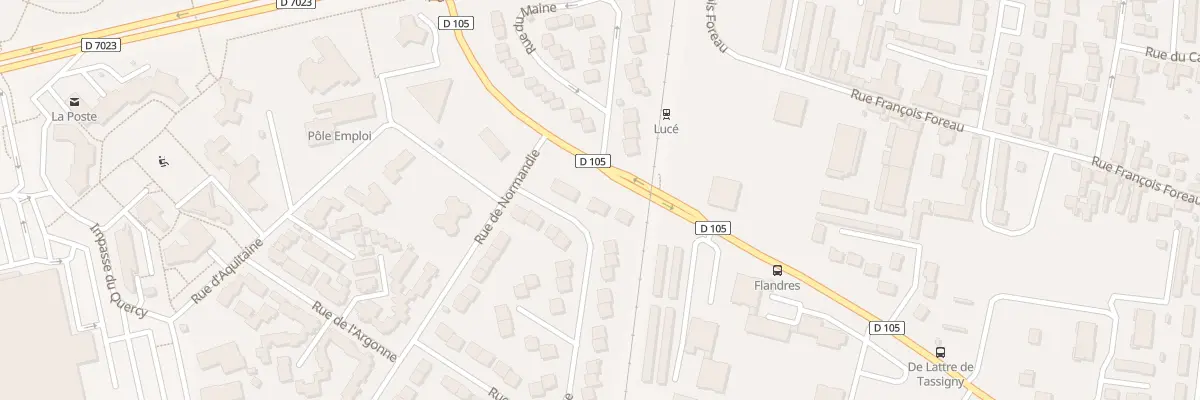 Plan du 1 Rue de Bretagne à Lucé