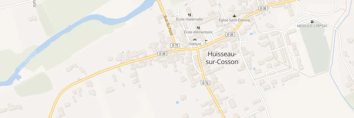 Plan du 258 Rte de Chambord à Huisseau-sur-Cosson