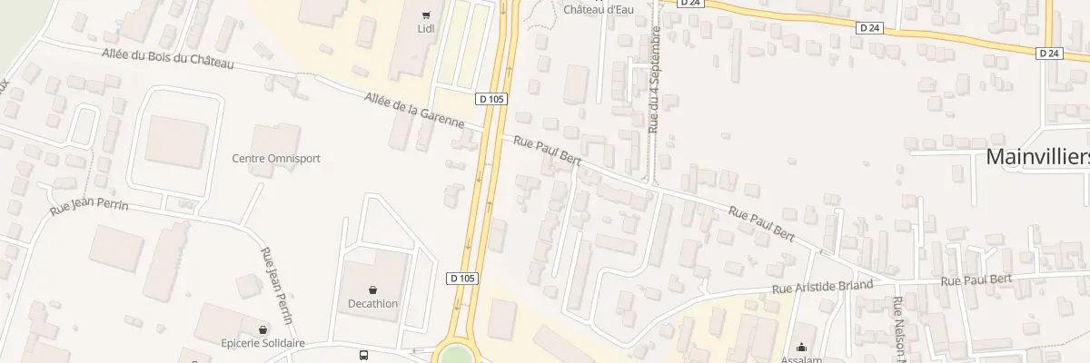 Plan du 57 Rue Paul Bert à Mainvilliers