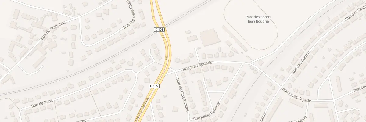 Plan du 20 Rue Jean Boudrie à Lucé