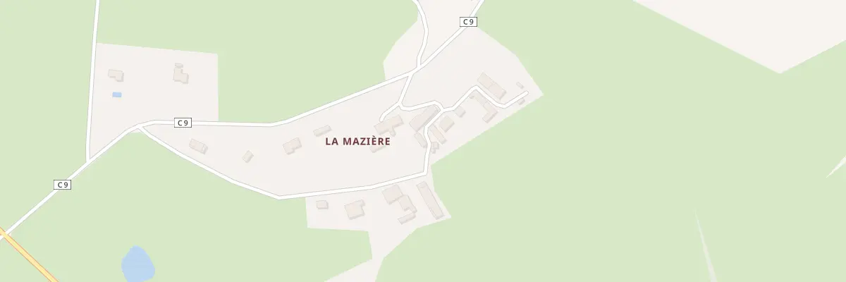 Plan du 12 La Maziere à Royères