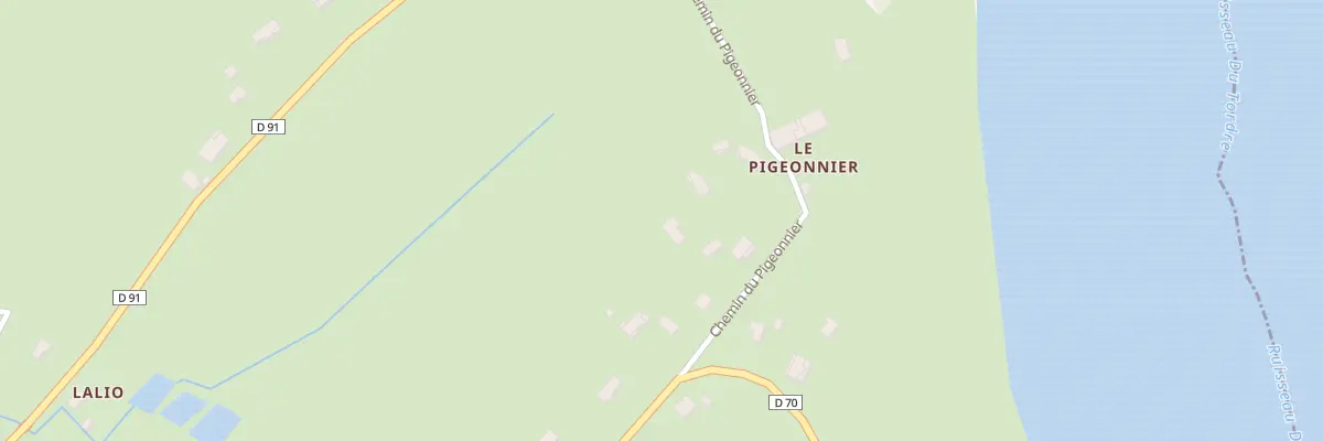 Plan du 412 Che du Pigeonnier à Léojac