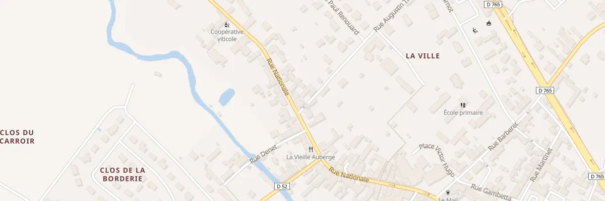 Plan du 27 Rue Nationale à Cour-Cheverny