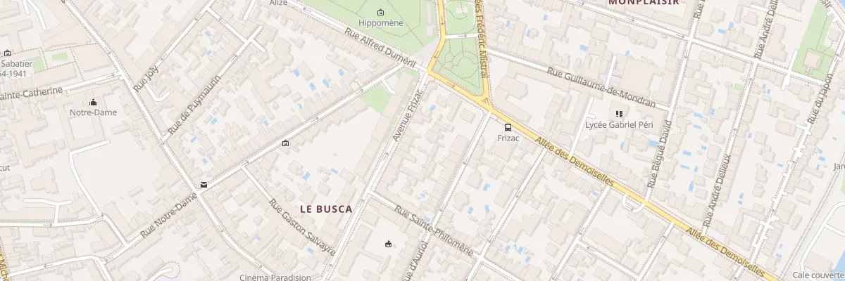 Plan du 5B Av Frizac à Toulouse