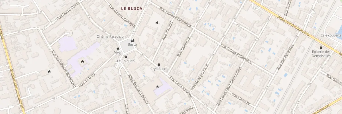 Plan du 7 Rue Saint Luc à Toulouse