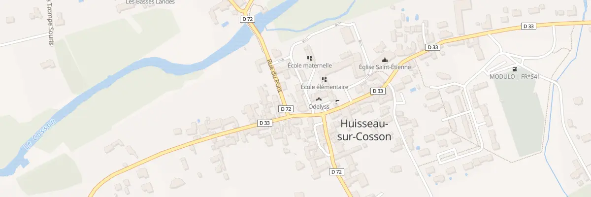 Plan du 237 Rte de Chambord à Huisseau-sur-Cosson