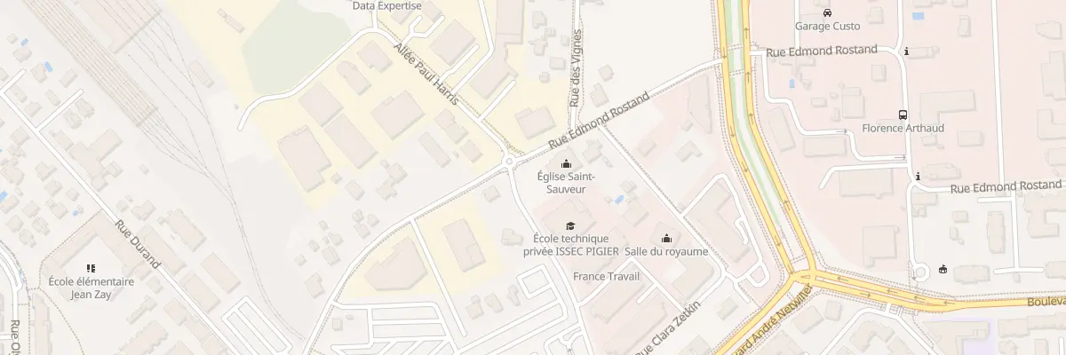 Plan du 99 Rue Edmond Rostand à Toulouse