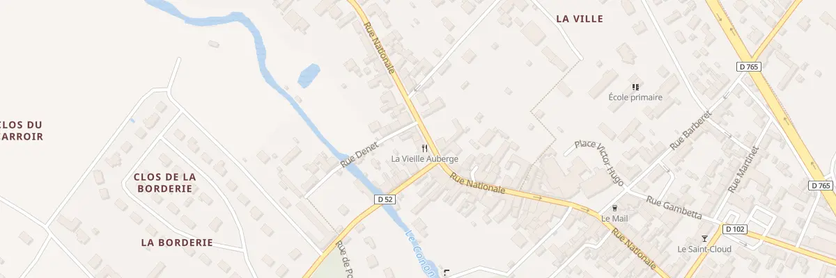 Plan du 32 Rue Nationale à Cour-Cheverny