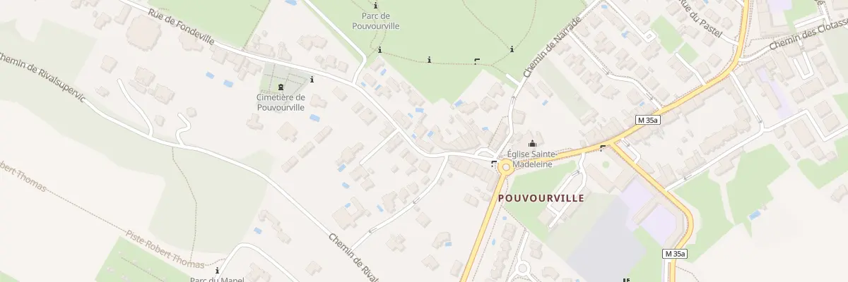 Plan du 56 Rue de Fondeville à Toulouse